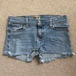 Denim shorts